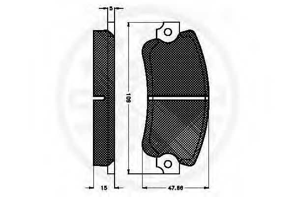 set placute frana,frana disc 2