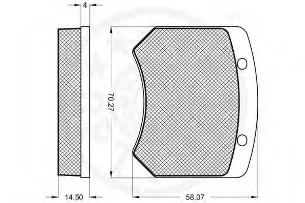 set placute frana,frana disc 2