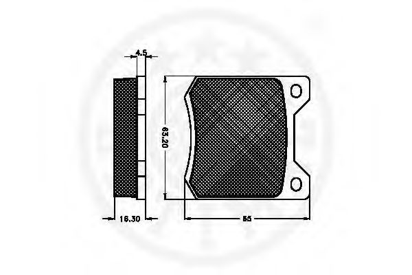 set placute frana,frana disc 2