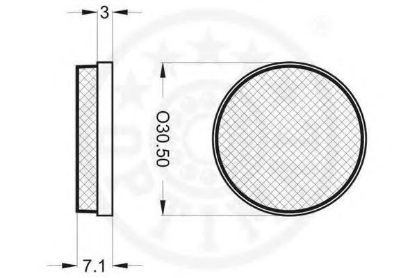 set placute frana,frana disc 2
