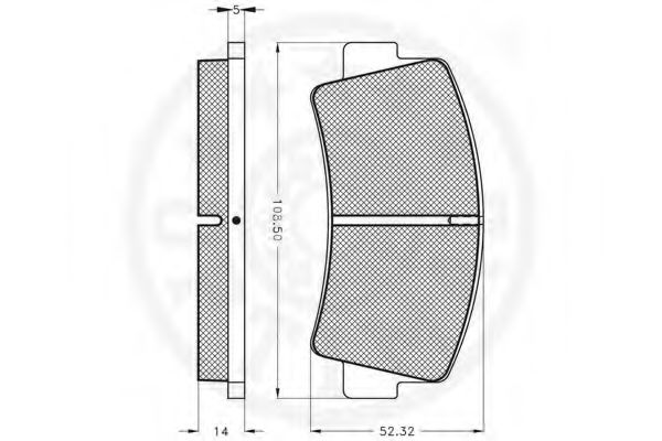 set placute frana,frana disc 2