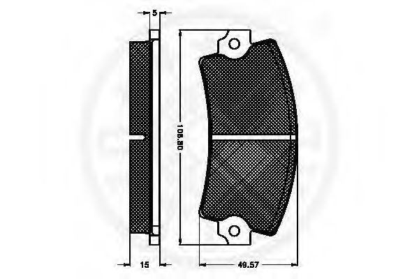 set placute frana,frana disc 2