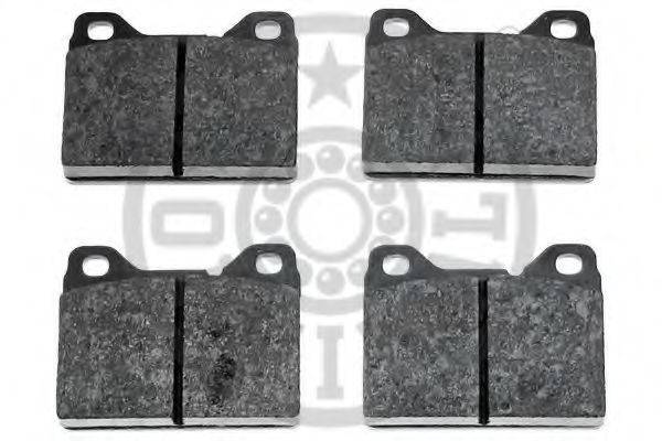 set placute frana,frana disc 2