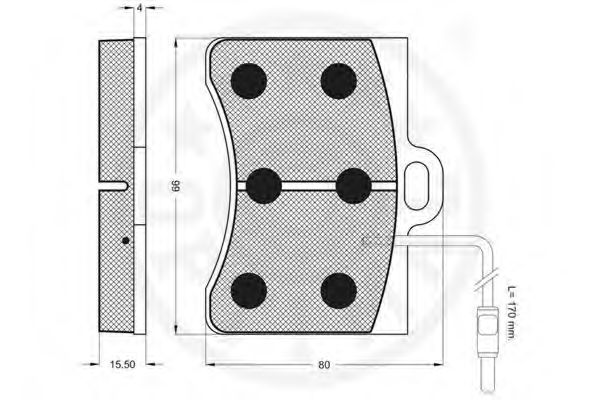 set placute frana,frana disc 2
