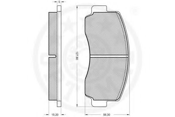 set placute frana,frana disc 2