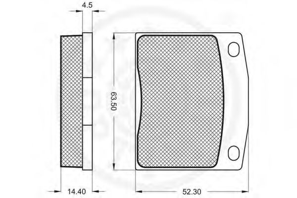 set placute frana,frana disc 2