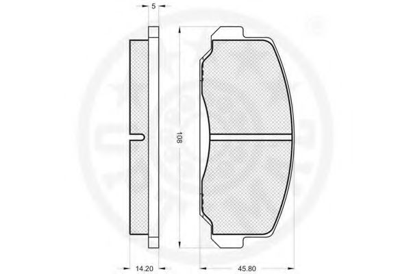 set placute frana,frana disc 2