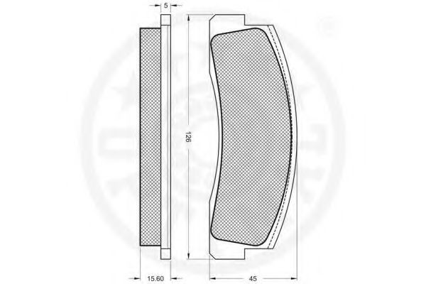 set placute frana,frana disc 2