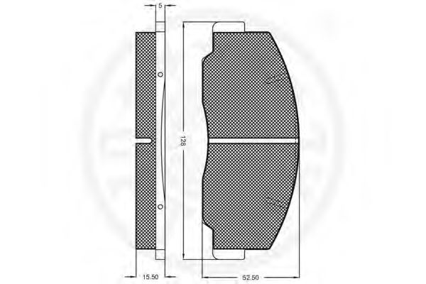 set placute frana,frana disc 2