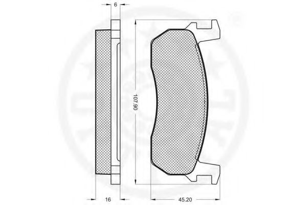 set placute frana,frana disc 2