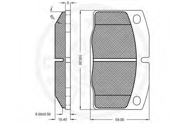 set placute frana,frana disc 3
