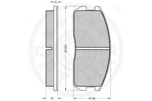 set placute frana,frana disc 2