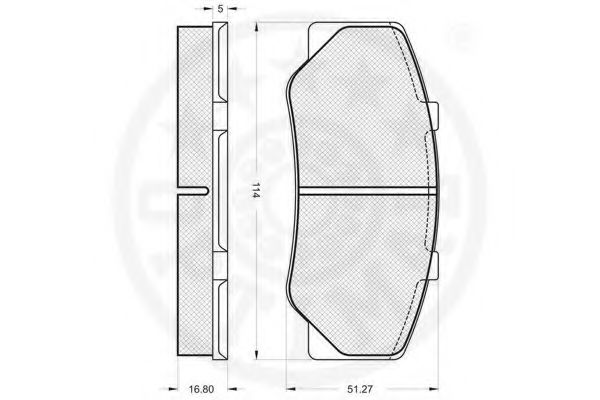 set placute frana,frana disc 2