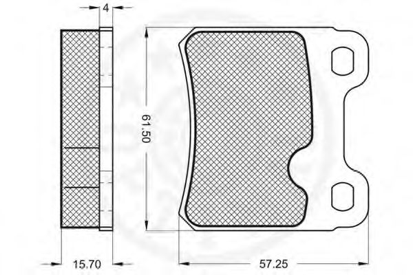 set placute frana,frana disc 3