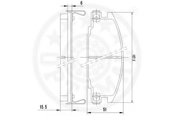 set placute frana,frana disc 2
