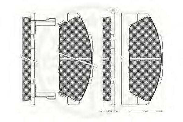 set placute frana,frana disc 3