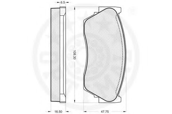 set placute frana,frana disc 2