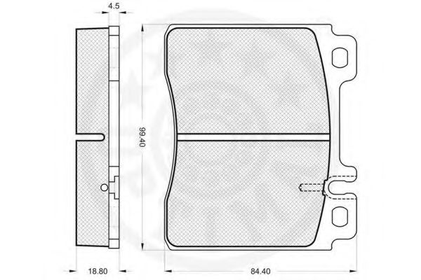 set placute frana,frana disc 3