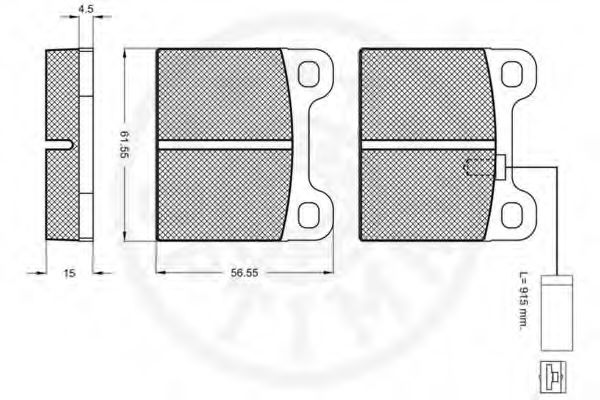 set placute frana,frana disc 2