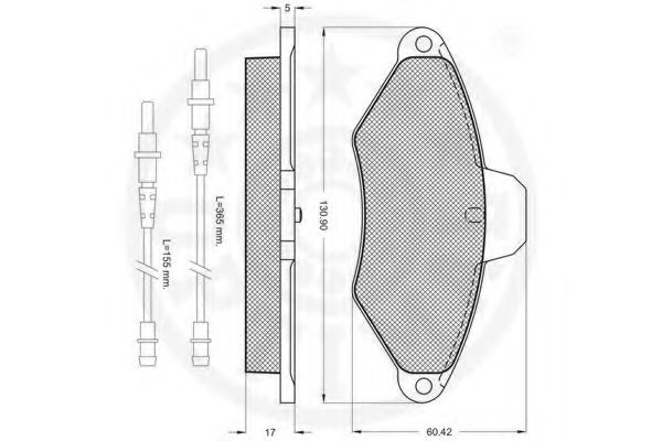 set placute frana,frana disc 3