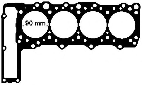 832.962 Garnitura, chiulasa ELRING 