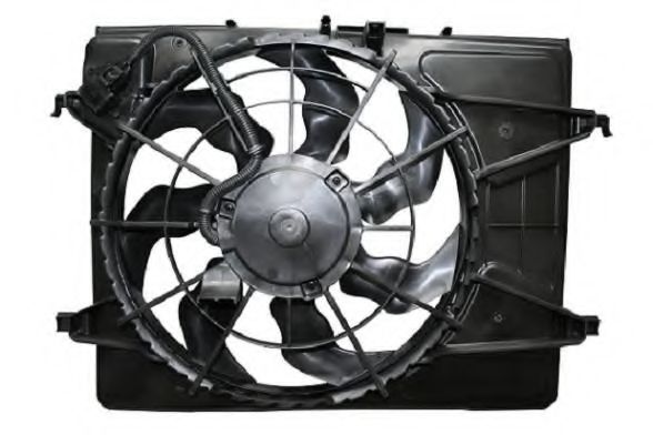LE671 Ventilator, radiator BERU 