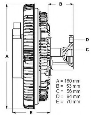Cupla, ventilator radiator 2
