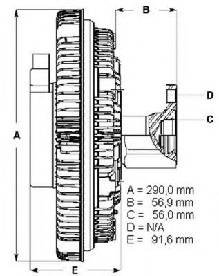 Cupla, ventilator radiator 2