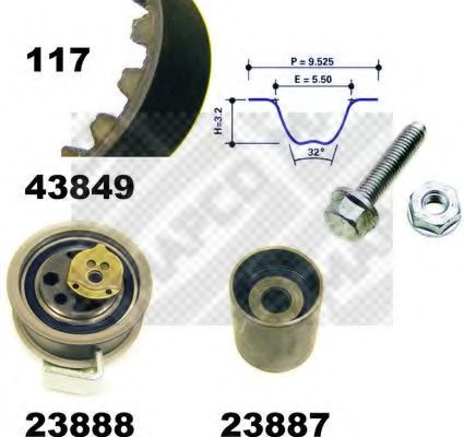 Set curea de distributie