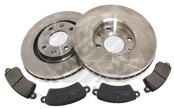 47158 Set frana, frana disc MAPCO 