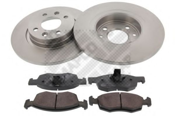 Set frana, frana disc