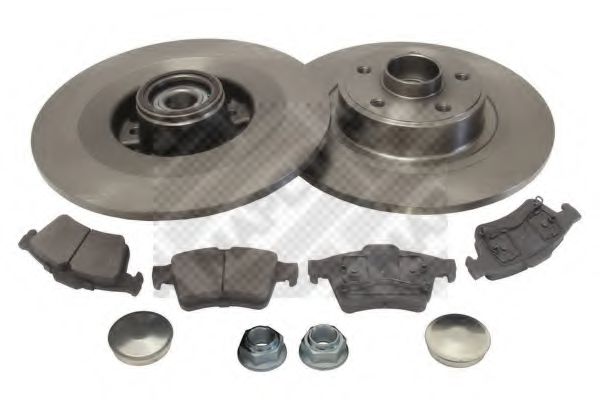 Set frana, frana disc