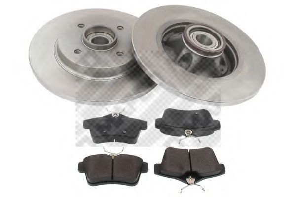 Set frana, frana disc