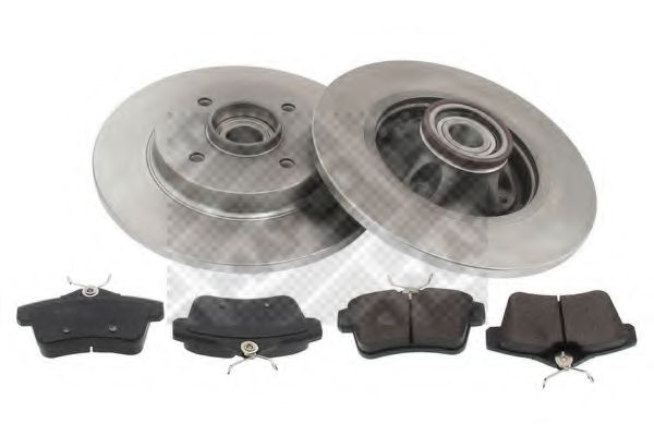Set frana, frana disc