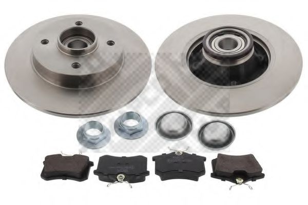 Set frana, frana disc