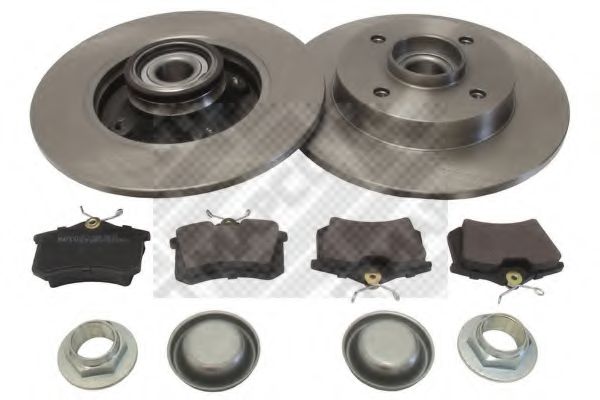 47361 Set frana, frana disc MAPCO 