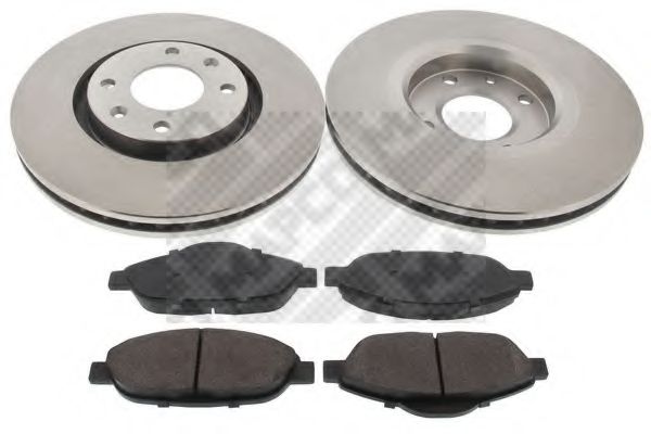 47431 Set frana, frana disc MAPCO 