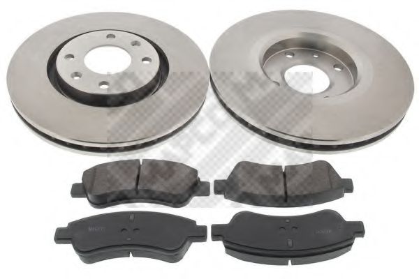 47458 Set frana, frana disc MAPCO 