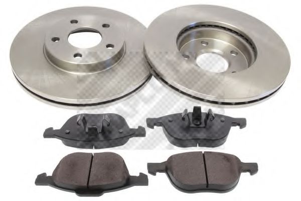 47660 Set frana, frana disc MAPCO 