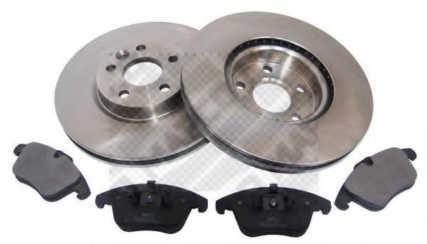 47661 Set frana, frana disc MAPCO 