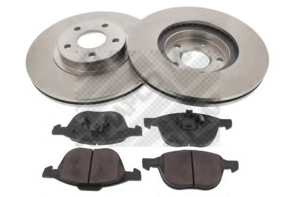 47688 Set frana, frana disc MAPCO 