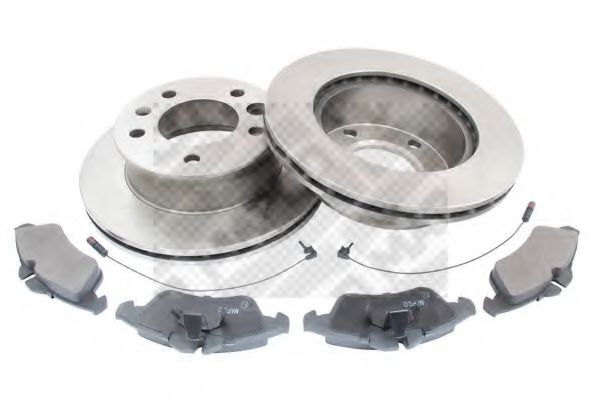 47809 Set frana, frana disc MAPCO 