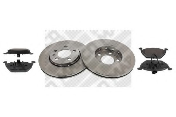 47855 Set frana, frana disc MAPCO 
