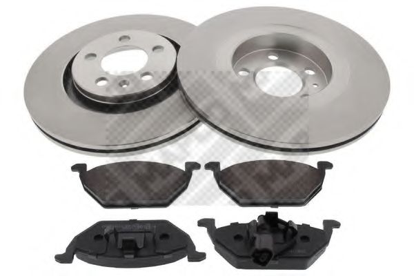 47857 Set frana, frana disc MAPCO 