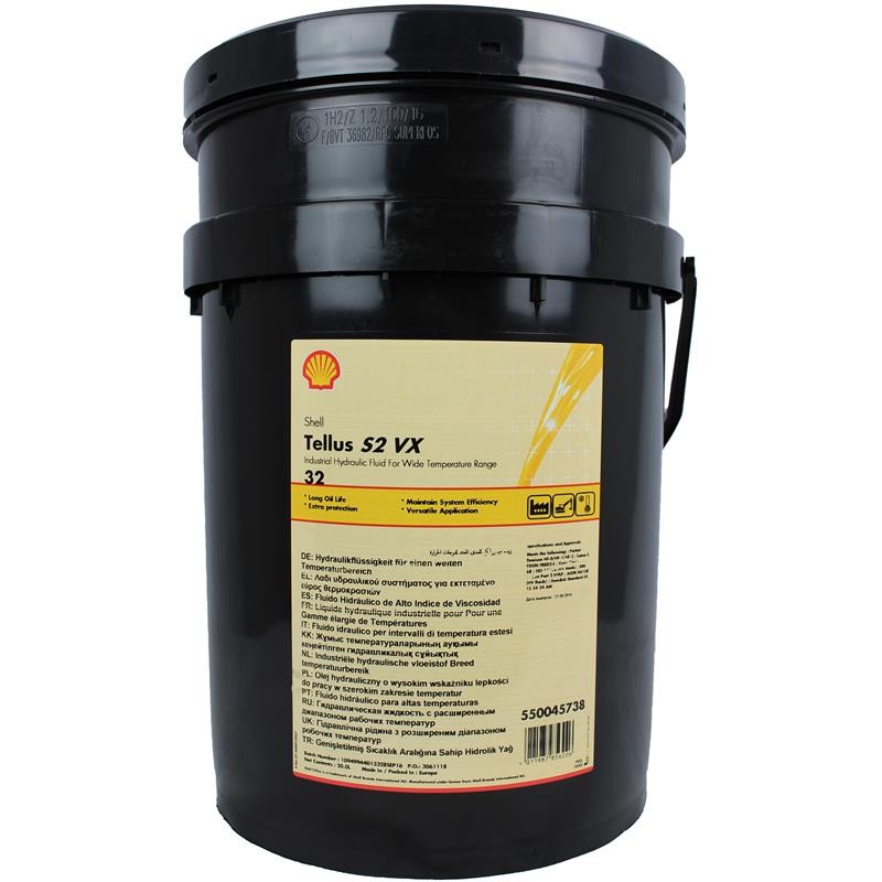 MS2VX3220L Shell Tellus S2 VX 32 (HVLP) 20L SHELL 