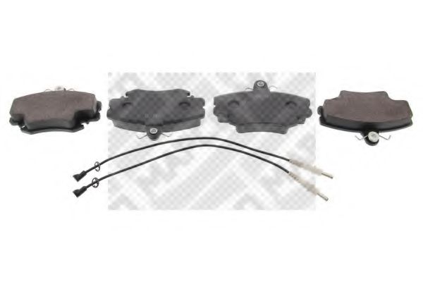 set placute frana,frana disc 2