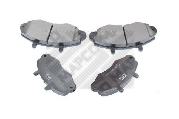 set placute frana,frana disc 2