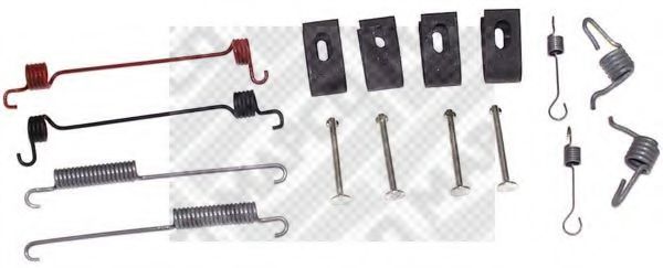 Set accesorii, sabot de frana
