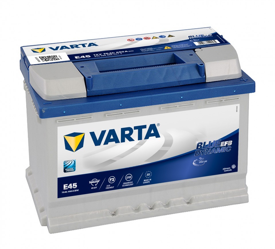M11539815 VARTA Blue Dynamic EFB 70Ah Start-Stop VARTA 