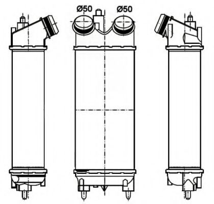 30274 Intercooler, compresor NRF 